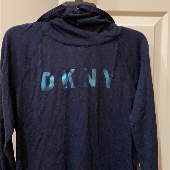 Dkny Tops - NWT DKNY hoodie with emblem size L